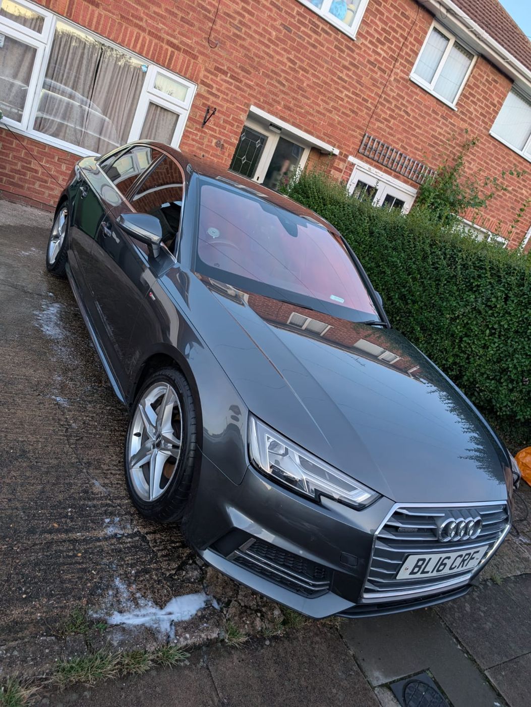 Car after a mobile wash